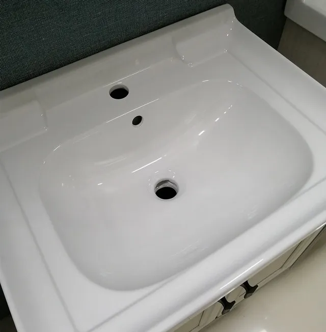 Large Size PVC Bathroom Vanity Unit Ceramic Washbasin Washroom Furniture Bathroom Cabinet