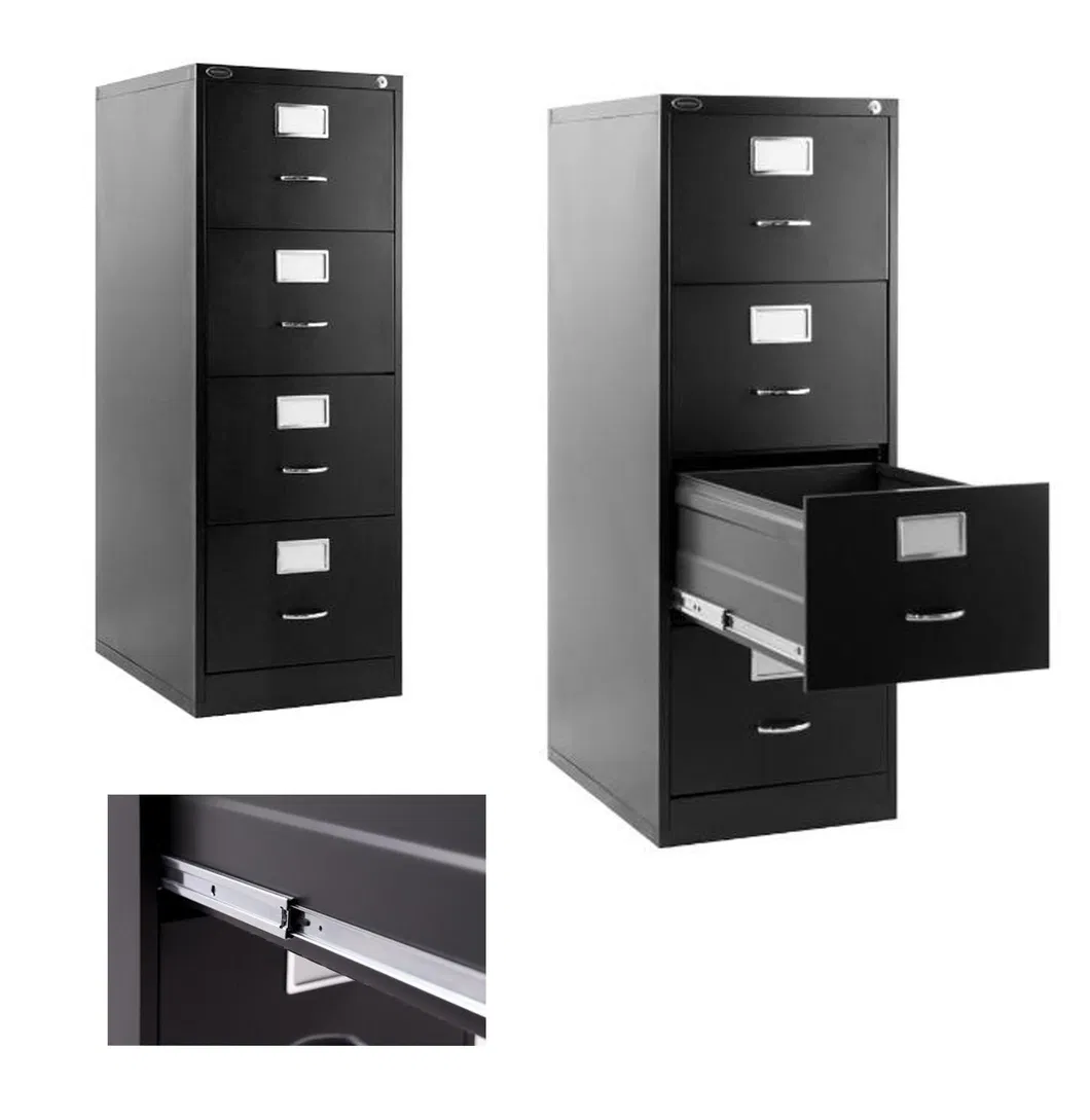 Luoyang Office Use Vertical 4 Drawers Metal Filing Cabinet