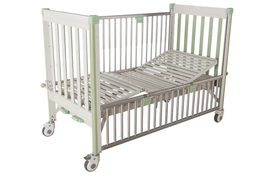 Luxury Guardrail Heught Adjustable Double Shake Child Bed in Children Hospital Bed Hospital Equipment