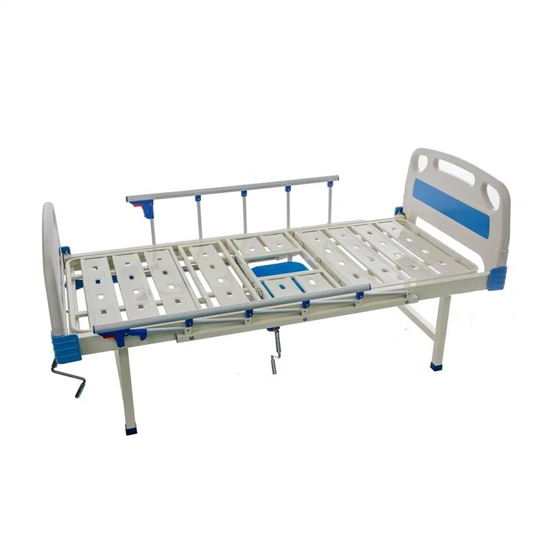 Manufacturer Direct Seller Manual Home Care Nursing Hospital Bed with Toilet