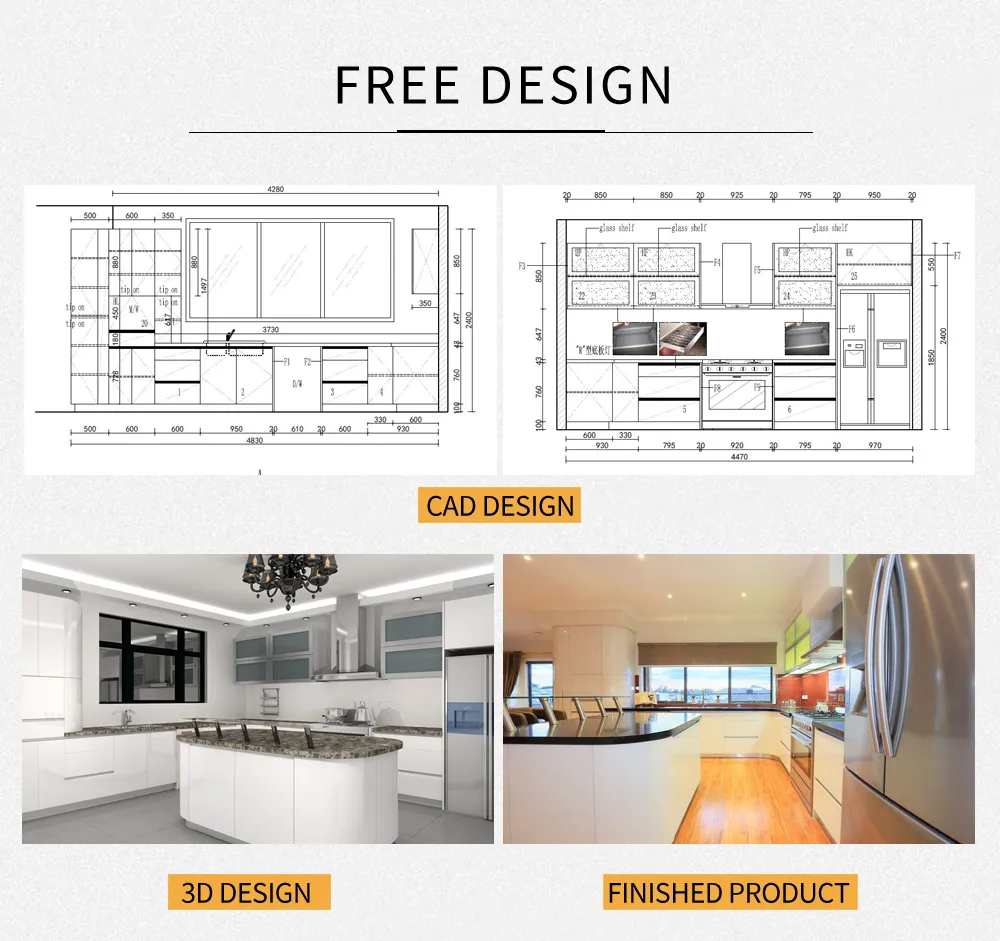 MDF Modern Shaker Door Profile Popular off White Painting Kitchen Cabinet