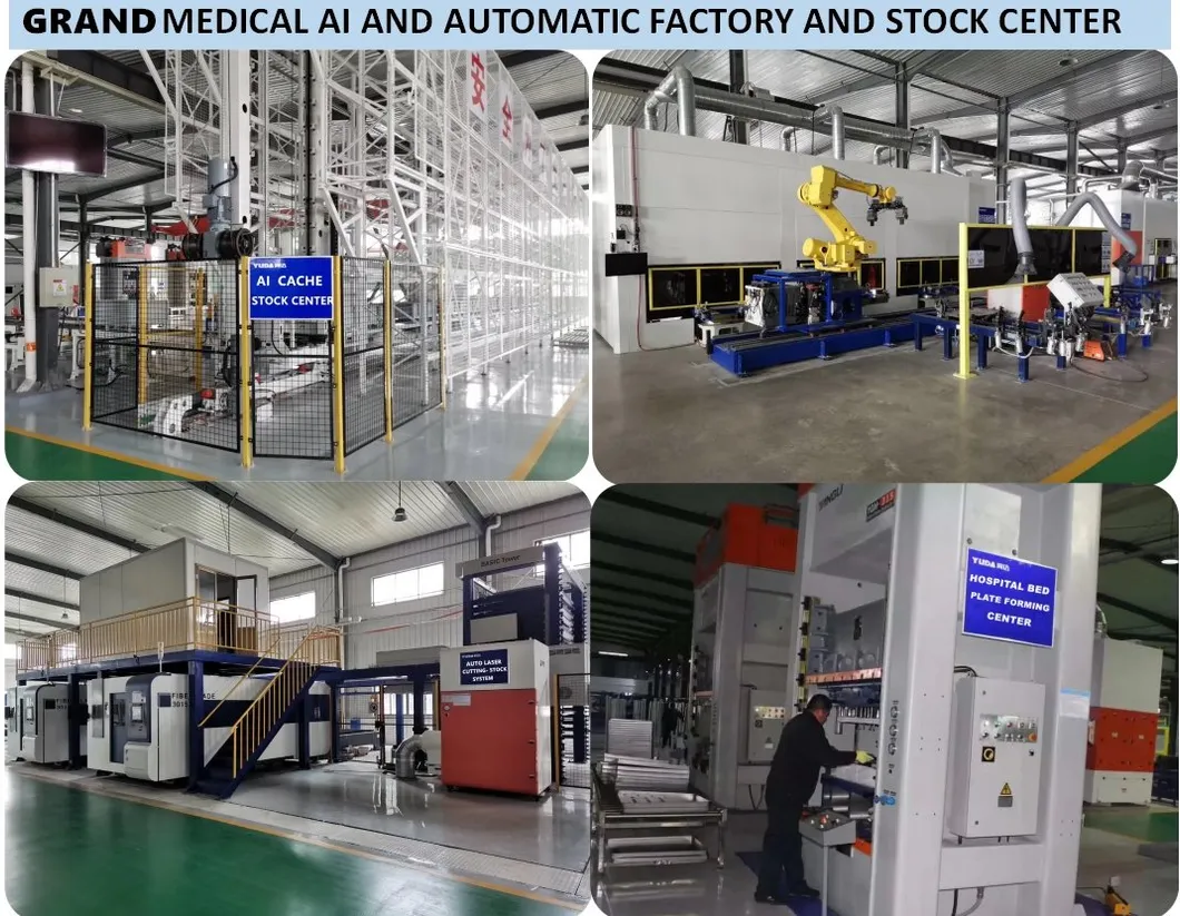 Medical Luxury Child Bed Hospital Functional Nursing Height Adustable Bed for Children