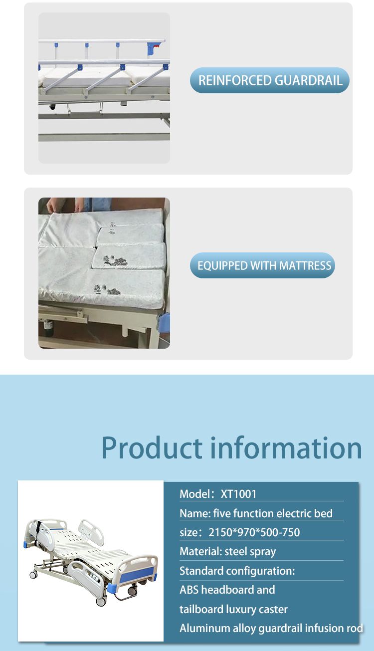 Medical Manyal Multi Funcitons Turn Nursing Folding Massage ICU Electric Hospital Patient Orthopedic Bed