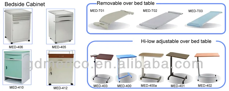 Medical Supplies Steel ICU Multi-Function Metal Mobile Electric Adjustable Hospital Bed for Clinic