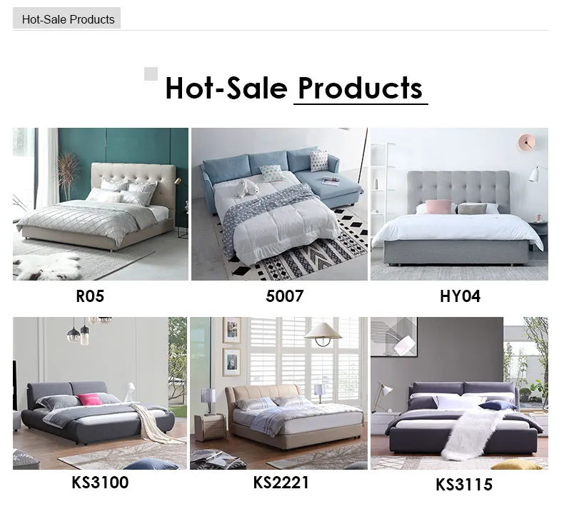 Minimalist Deep Soft Couches Leathaire Bedroom Bed