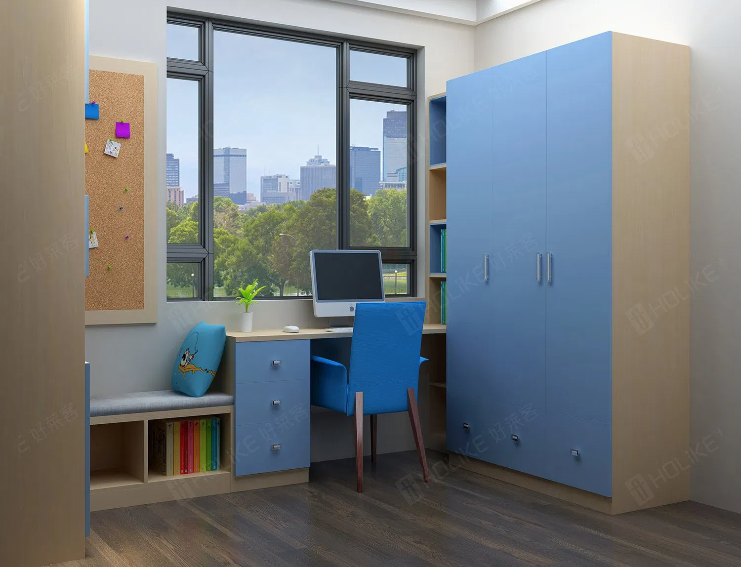 Modern Home Furniture Children Room Cabinets Fitted Bedroom Closet