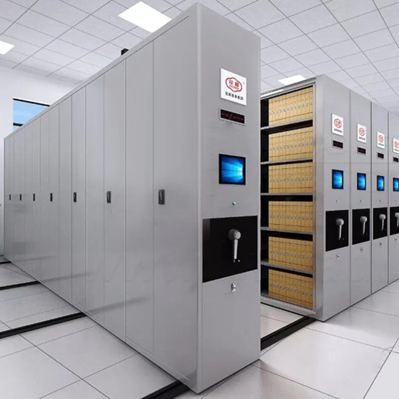 Modern Office Archive Storage Cabinet Mobile Hanging File Compact Shelving System