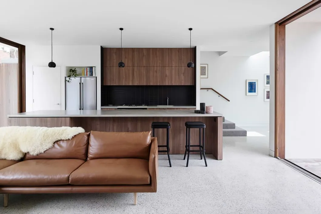 Modular Wooden Melamine Board Carcase Material Italian Kitchen Set Cabinet