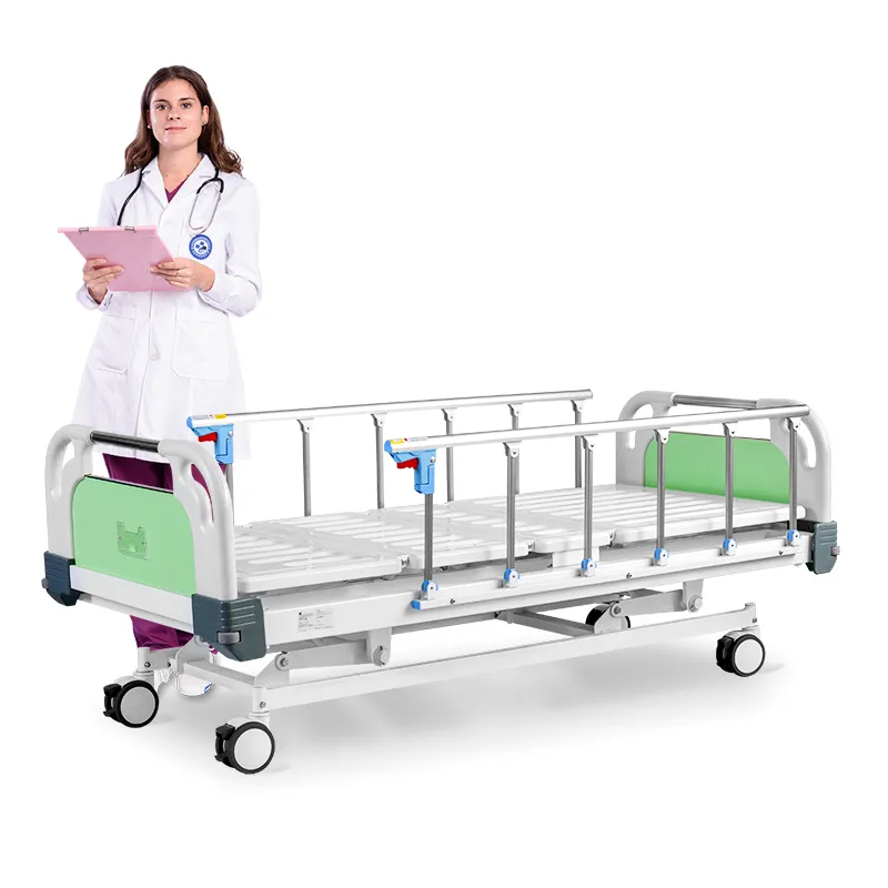 N3K 2 Crank Hospital Folding Bed Dimensions for Patient