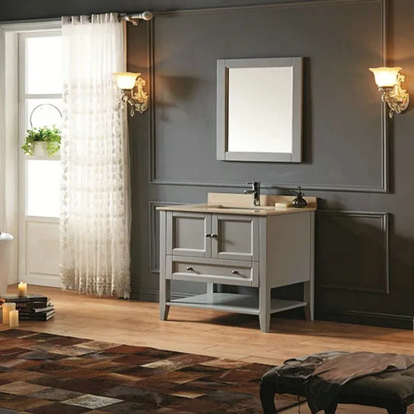 Northern American Market Solidwood Bathroom Vanity 1006b