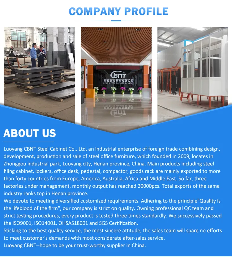 Office Furniture Cabinet Office Vertical Metal 5 Drawers Cabinet