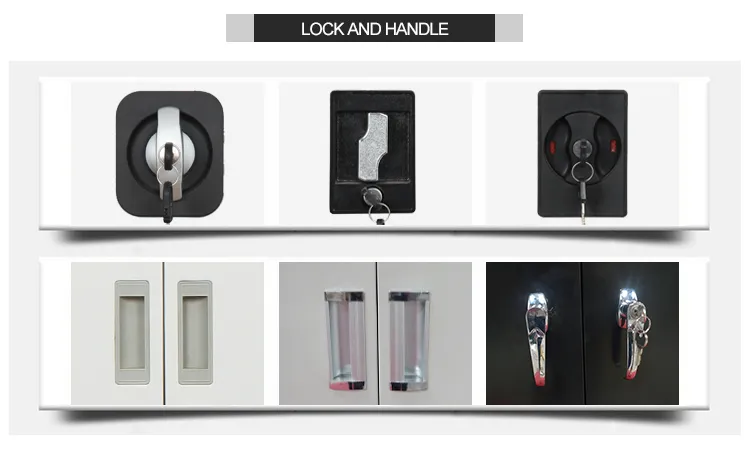 Popular White (dark grey) Colour Half Height Slim Cabinet H1000*W900*D400mm