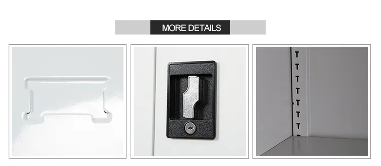 Popular White (dark grey) Colour Half Height Slim Cabinet H1000*W900*D400mm