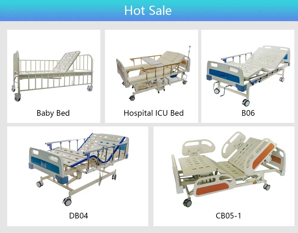 PP Side Rails 3 Function Electric Hospital Bed for Patient