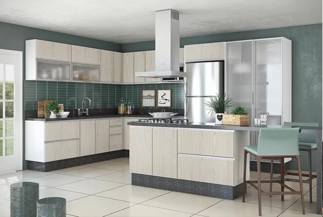 Prima Project Cherry Wood Cabinets Simple Design Solid Wood Kitchen Cabinet Flat Pack Sink Cabinets White Shaker Kitchen Cabinets