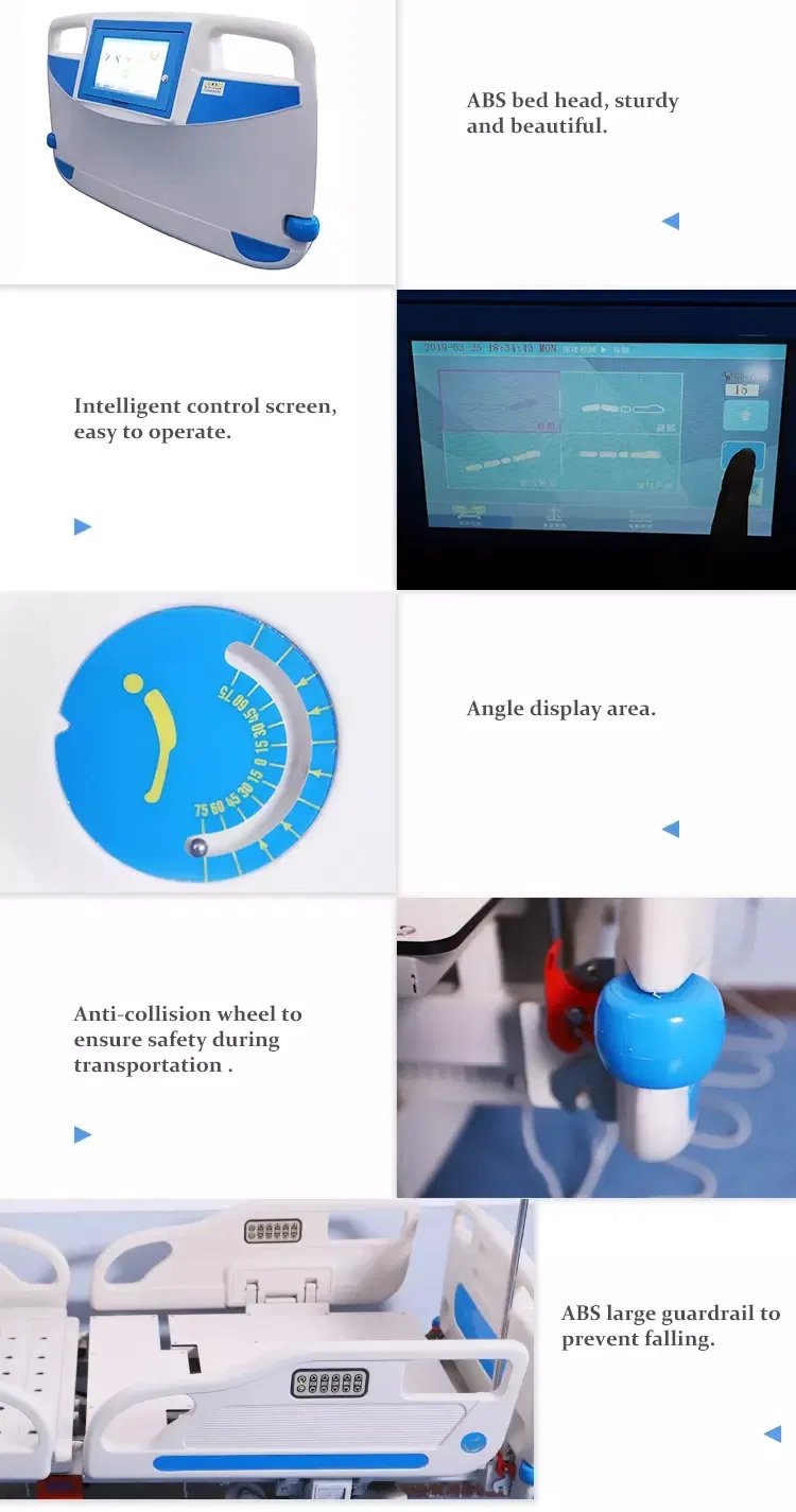 Remarkable Electric Hospital Bed with 5 Functions for Pediatric Adults