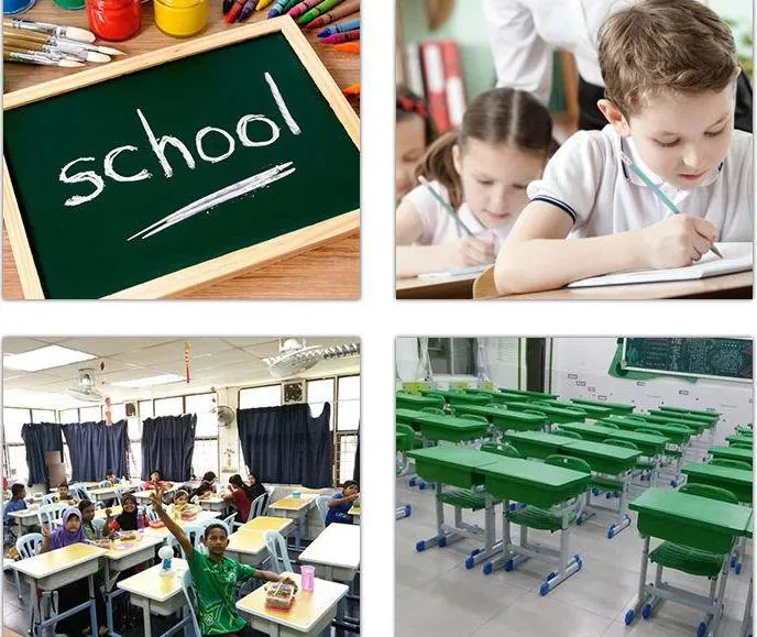 School Student Single Study Desk Chair Sets