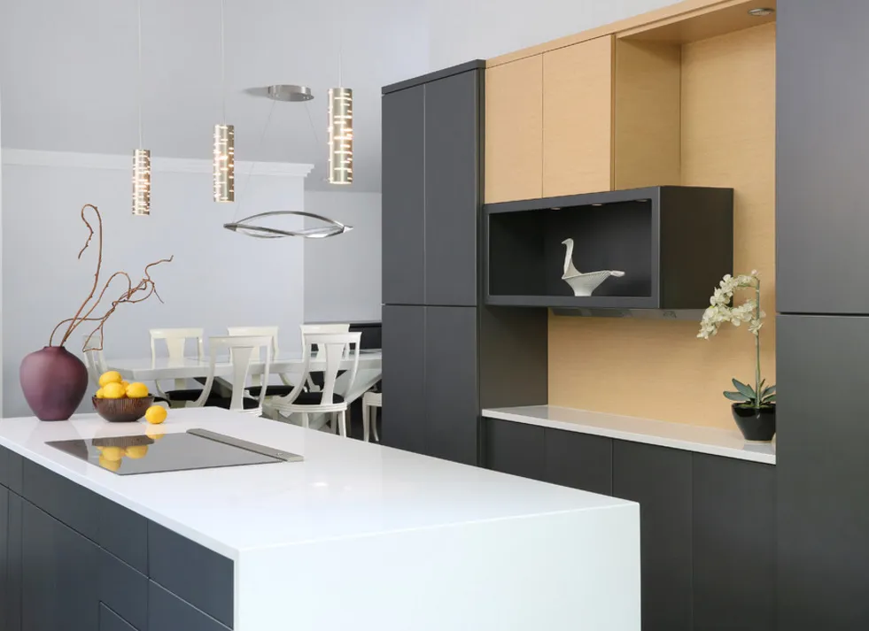 Simple Style MFC/Hmr Kitchen Cabinets