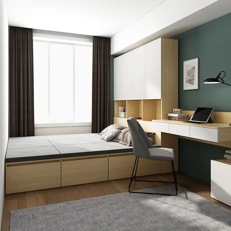 Small Apartment Storage Bed