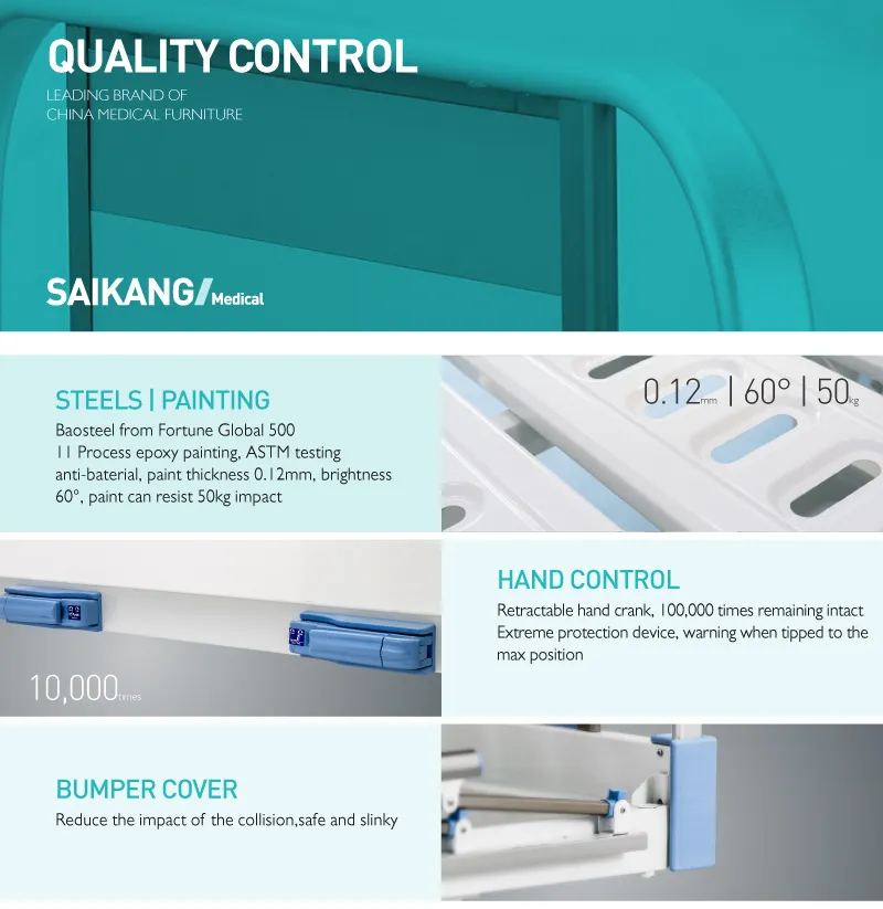T2K Hand Operated Manual Hospital Bed