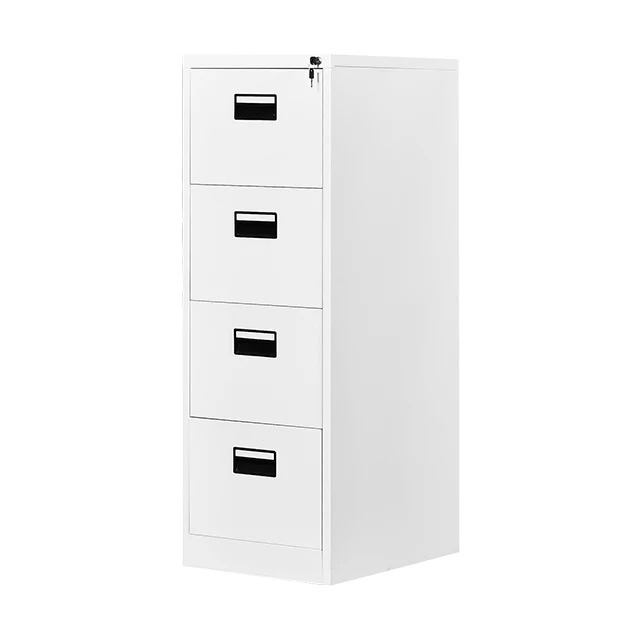 Under Desk Office File Storage Furniture Lockable Steel Cupboard 4 Drawers Metal File Cabinet