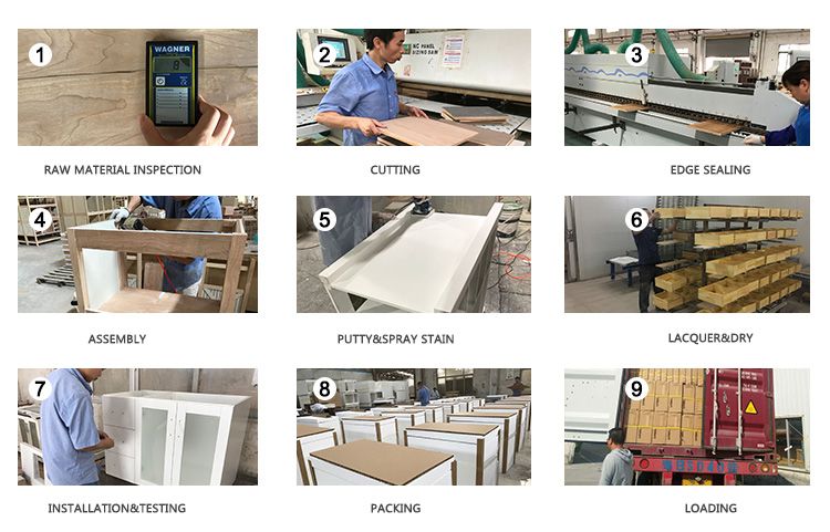 Vama 24"W X 14"D Modern Black Bathroom Vanity and White Ceramic Vanity Top with Integrated Bowl