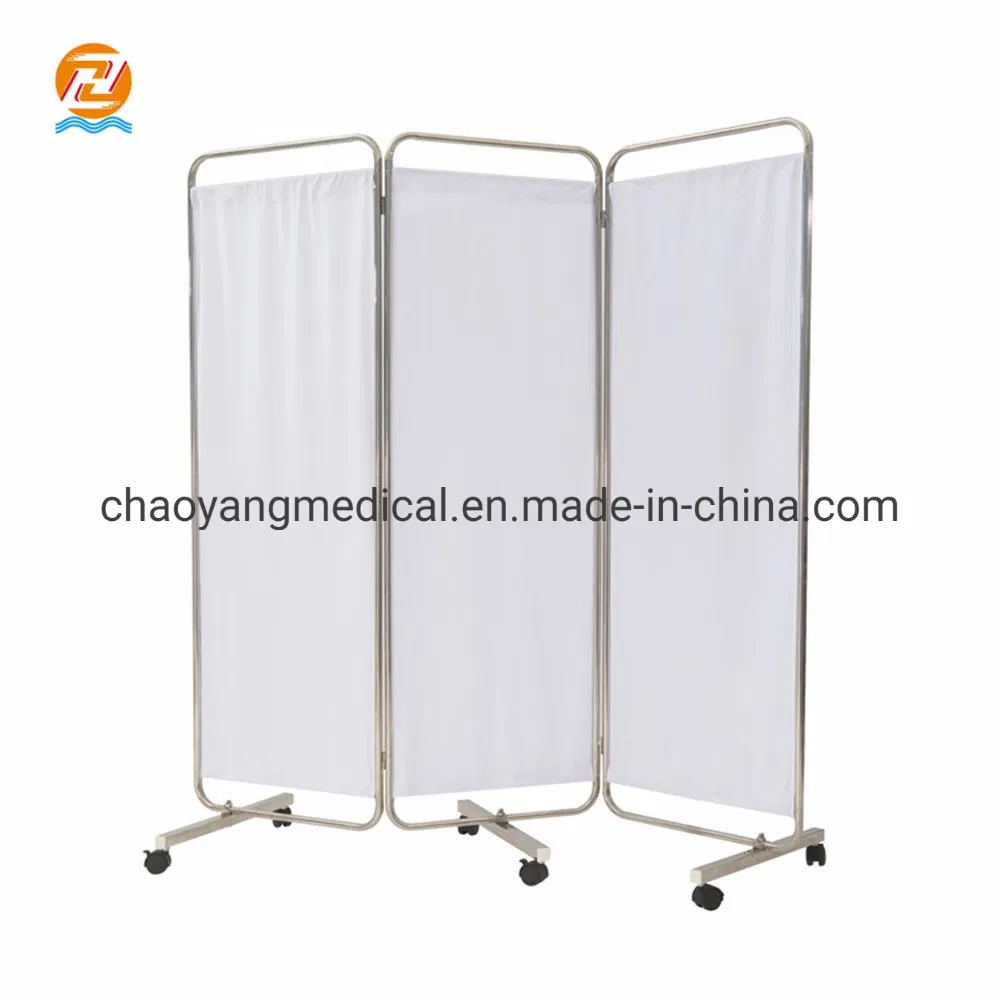Wholesale Portable Hospital Furniture 3 Fold Ward Screen Cy-H805