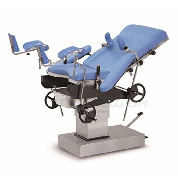 Ysot- Cc06 2021 Good Price Medical Instrument Hospital Hydraulic Delivery Bed Obstetric Delivery Table
