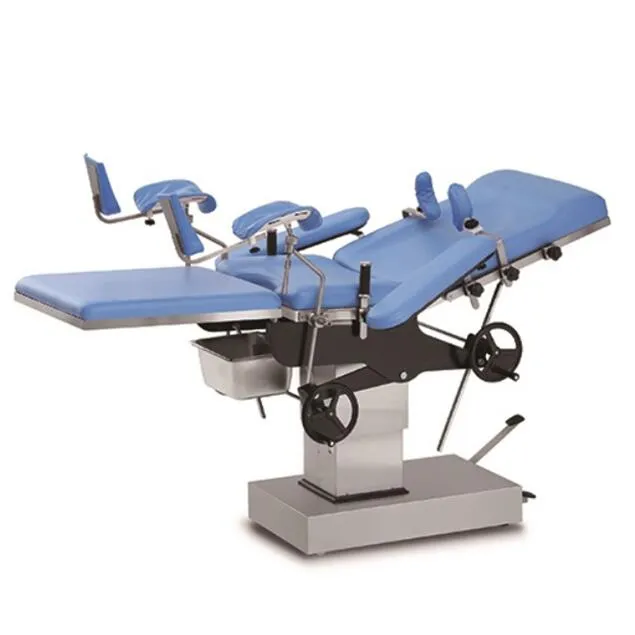 Ysot-Cc06 2020 Good Price Medical Instrument Hospital Hydraulic Delivery Bed Obstetric Delivery Table